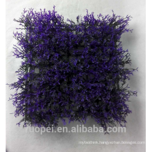 Artificial Foliage interlocking artificial lavender mats for floor decoration